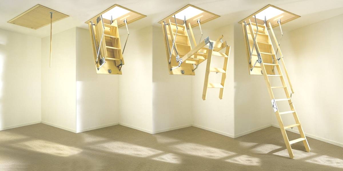 opvouwbare zoldertrap plaatsen in @city